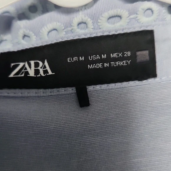 Zara chambray dress NWOT - Picture 2 of 4